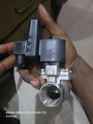 Burkert Solenoid Valve With Timer 220v AC 1inches Stainless