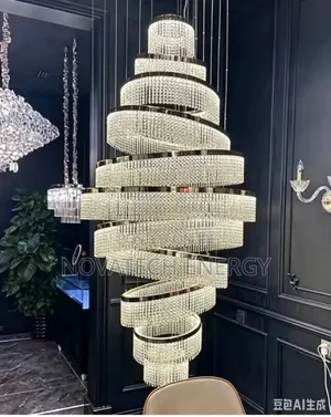 11 Steps Luxury Short Veil Drops Chandelier Light