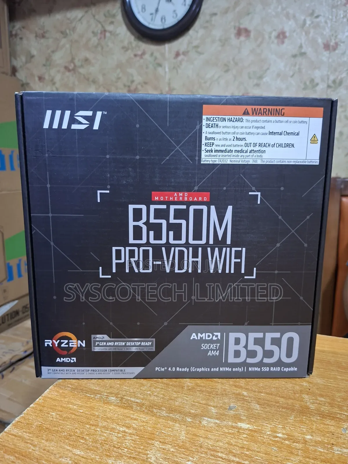 Msi B550m Pro Wifi Motherboard