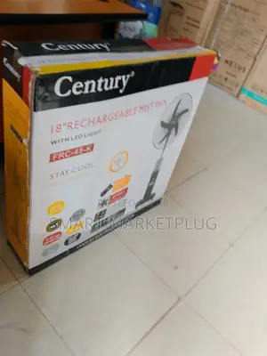 BRAND NEW Century FRC-45-K Rechargeable 18" Mist Fan With Remote