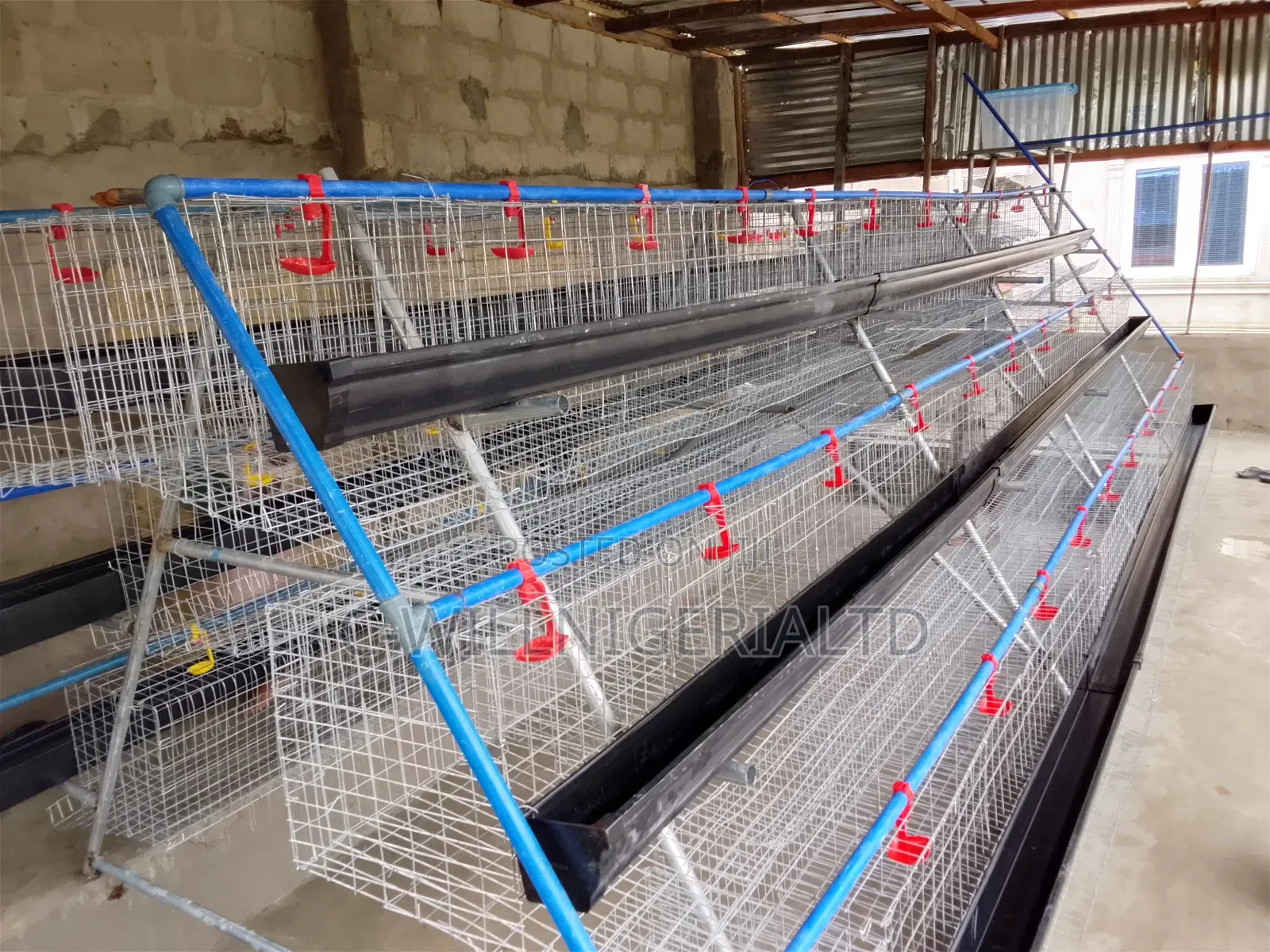 We Make Battery Cage for Poultry Layers. Half Unit for 