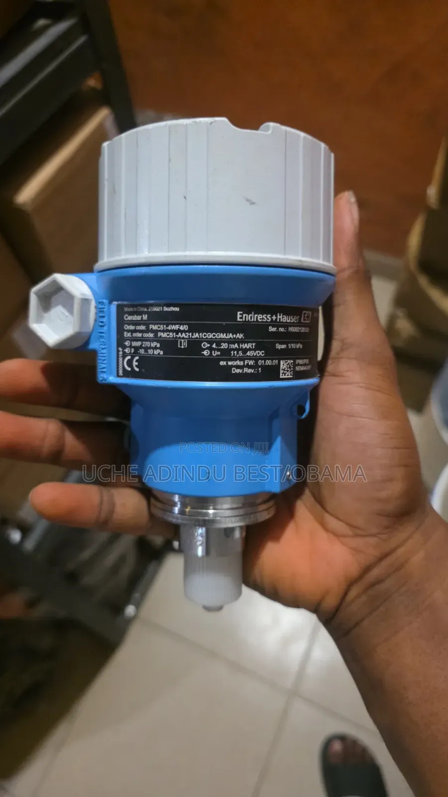 Endress and Hausa Transmitter