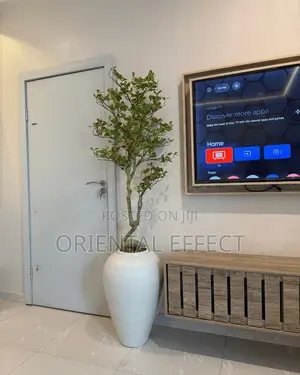 Neutral Small Odel Antique Pot With Osman Tree | Artificial Trees