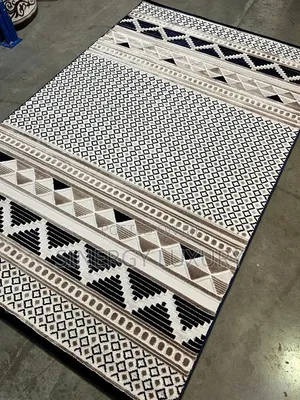 5x7fts Black and Crean Turkish Premium Mat