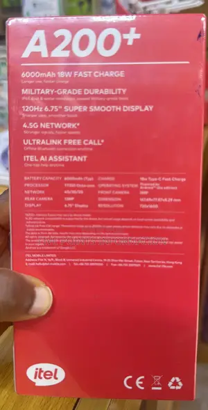 New Itel A200+ 128 GB Blue