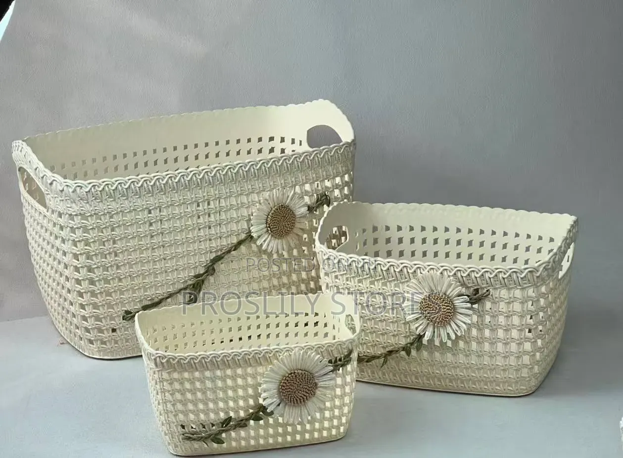 Rattan Plastic Basket