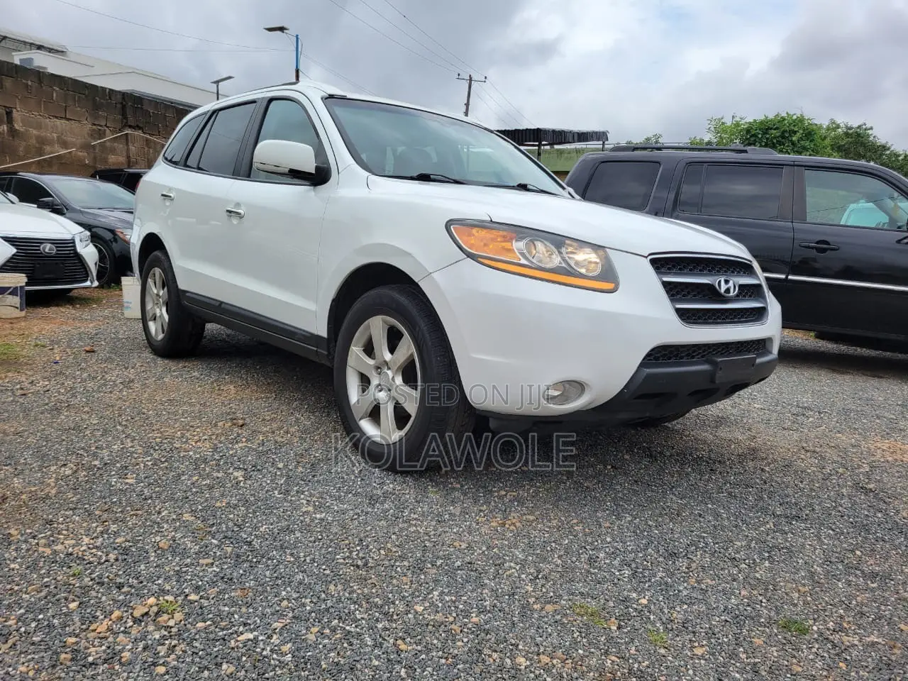 Hyundai Santa Fe 2008 White