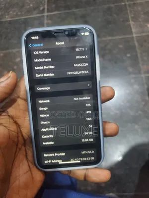 Apple iPhone X 64 GB Black