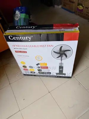 HIGH QUALITY Century FRC-45-K 18" Rechargeable Fan With Water Mist