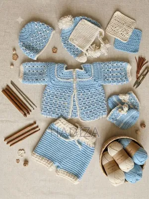 Knit and Crochet Baby Sets