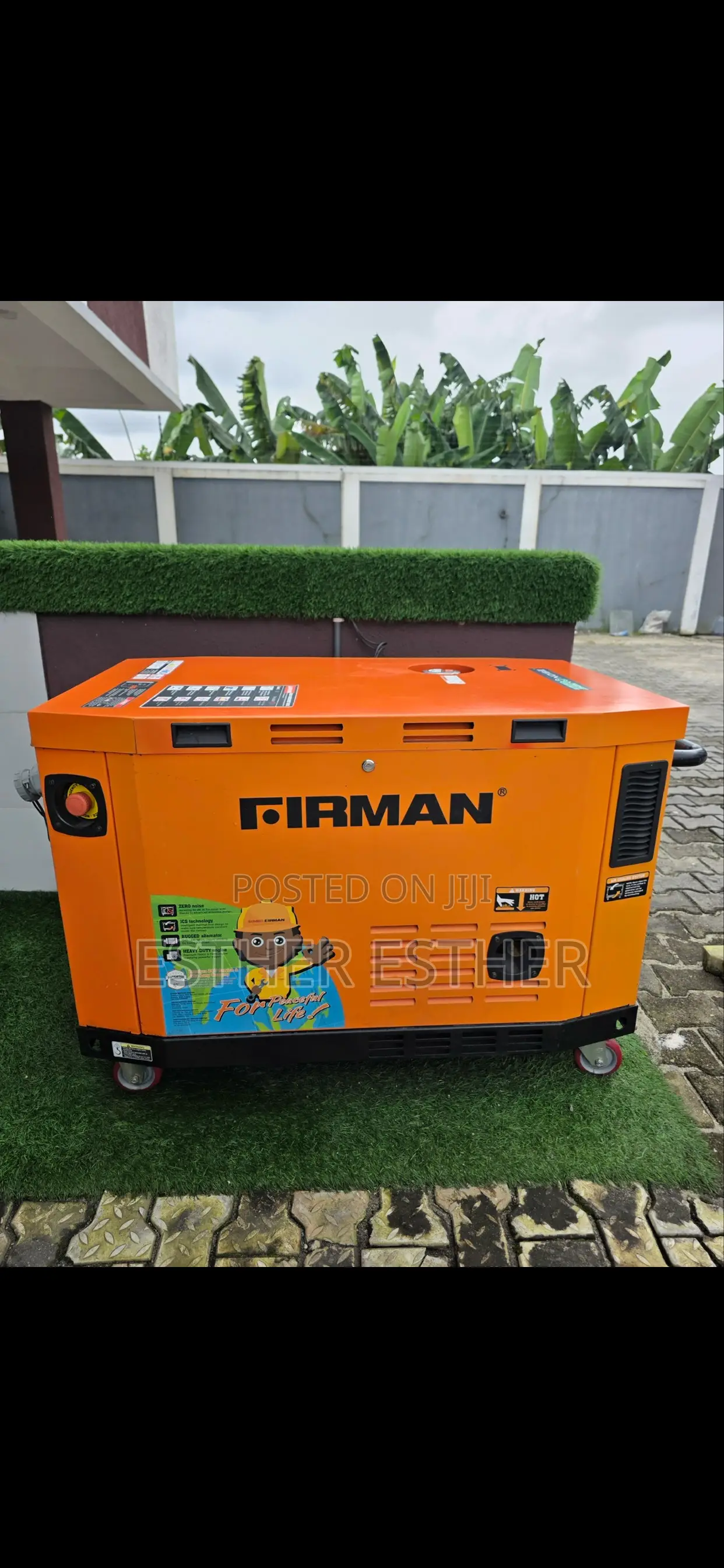 Fireman Soundproof Generator