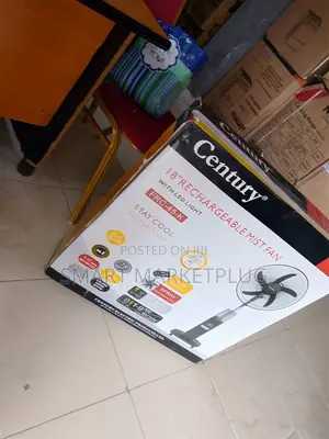 HIGH QUALITY Century 18 Inch Rechargeable Standing Mist Fan