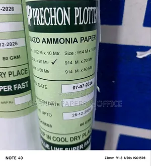 Ammonia Daizo Blue Line Printing Paper
