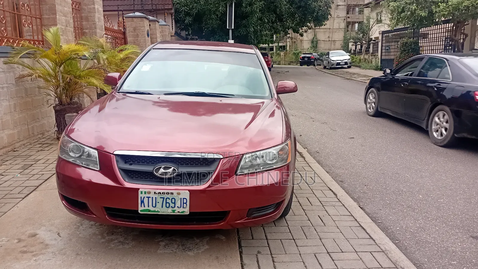 Hyundai Sonata 2008 Red