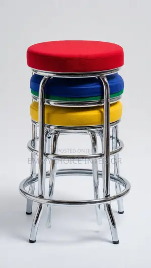 Stackable Round Cafeteria Stool