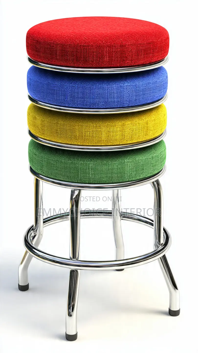Stackable Round Cafeteria Stool
