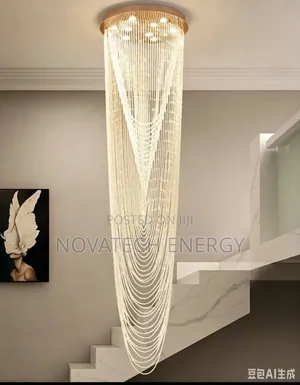 Veil Like Luxury Crystal Chandelier LED Lights