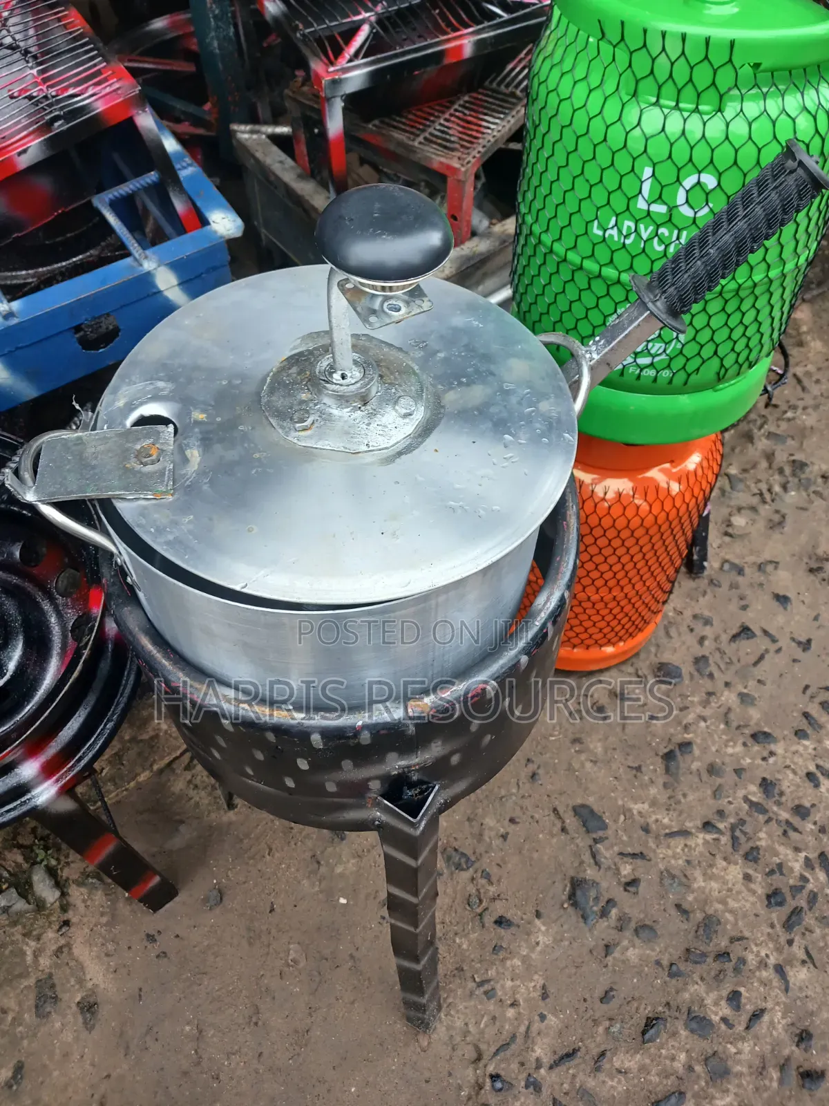 Manual Popcorn Maker (Gas-Powered)