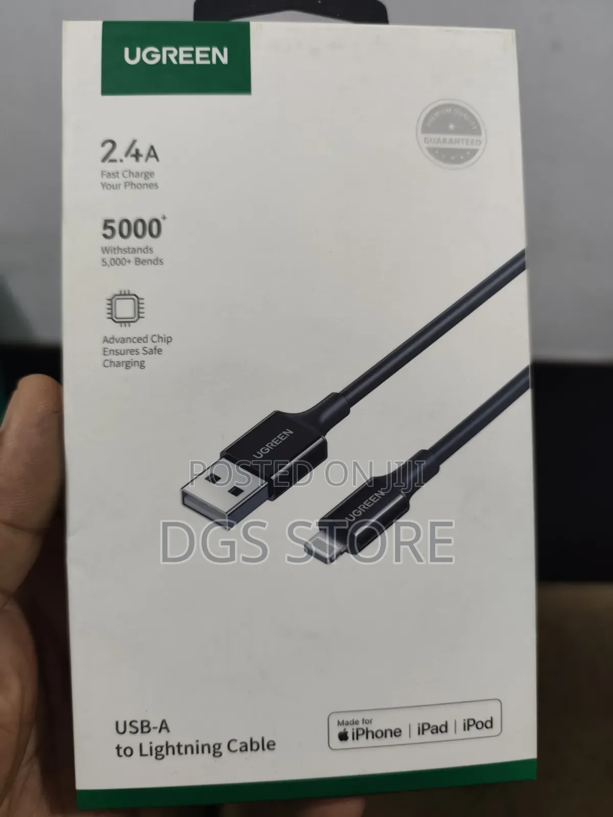 Ugreen 2.4A USB a to Lightning Cable