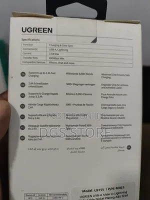 Ugreen 2.4A USB a to Lightning Cable
