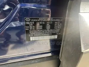 Hyundai Santa Fe Limited 2.4 AWD 2019 Blue