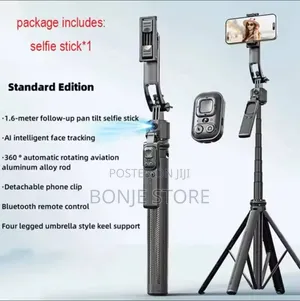 C17 Tripod Mobile Phone Stand AI Tracking 360° Auto Rotate Shoot