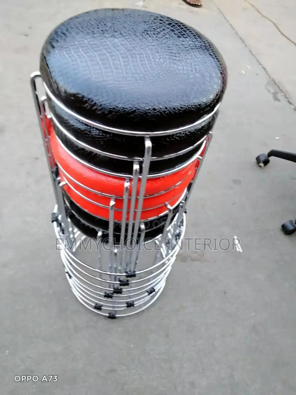 Round Stackable Bar Stool