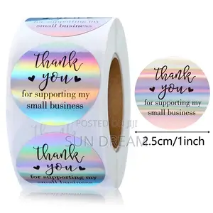Thank You Stickers 500 Pieces Thank You for Supporting Small Business