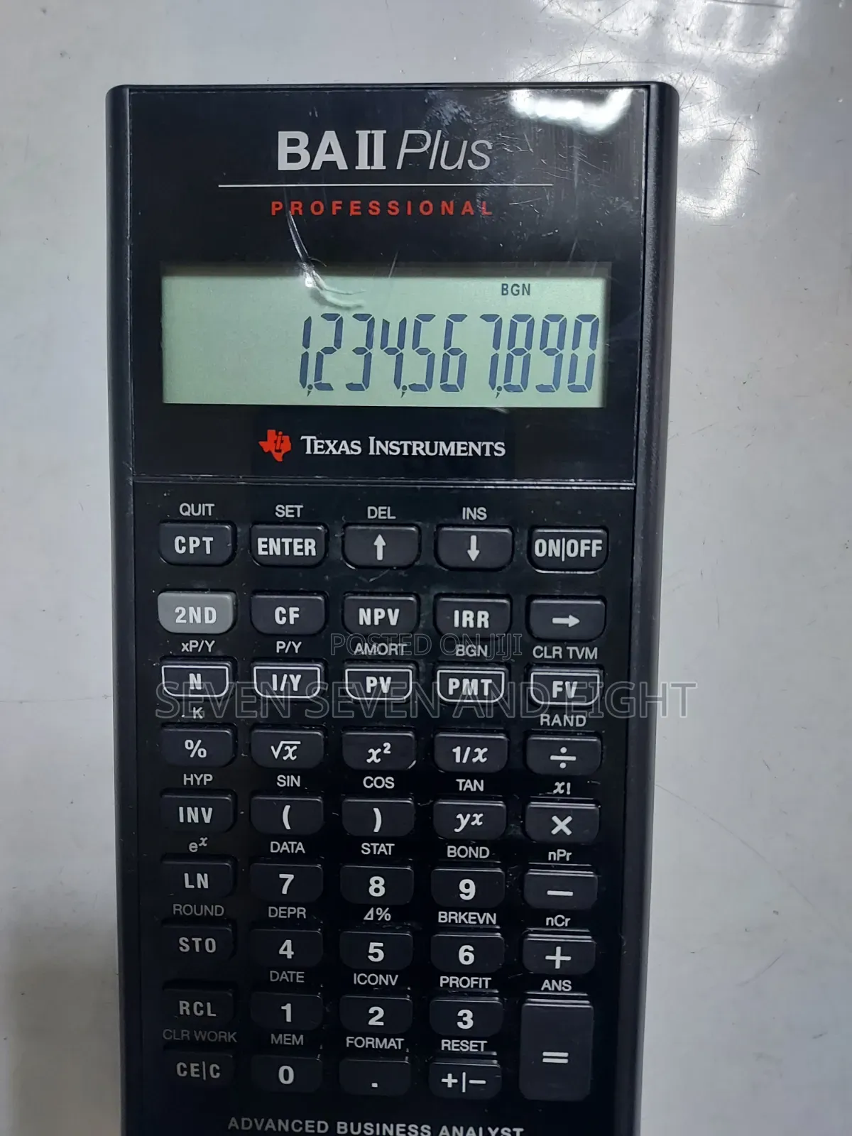 Ba Ii Plus Professional Calculator - Tested and Fully Functional