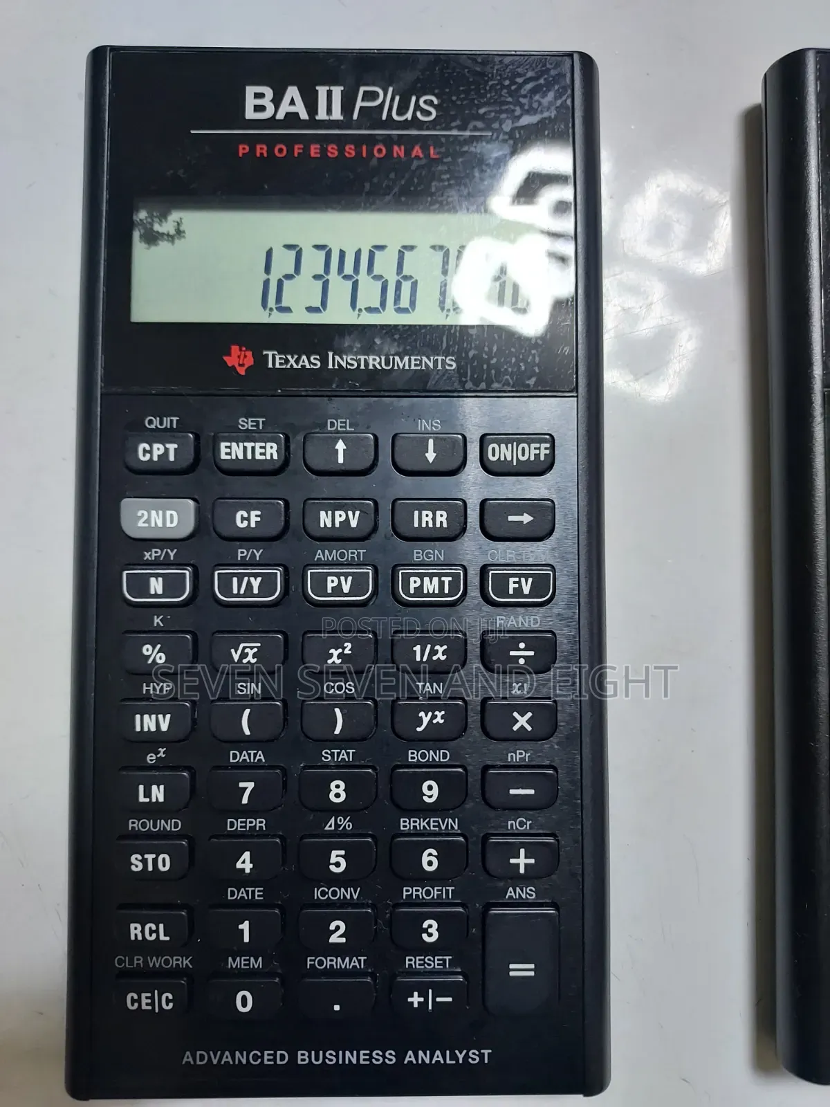 Ba Ii Plus Professional Calculator - Tested and Fully Functional