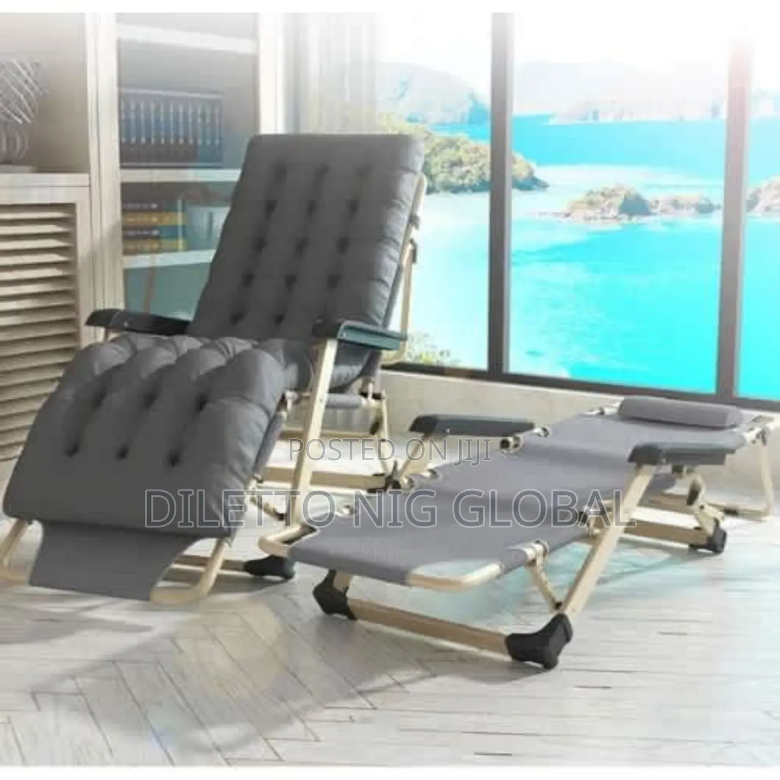 Adjustable Reclining Folding Bed/Chair