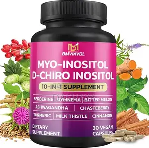 Myo-Inositol D-Chiro Inositol 40:1 Berberine, Cinnamon, Ashwagandha