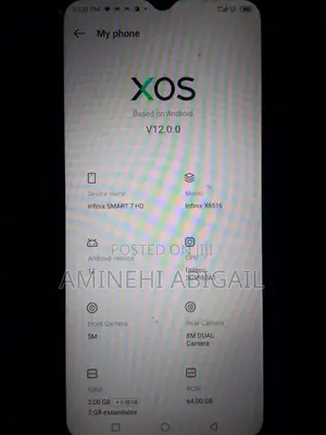 Infinix Smart 7 HD 64 GB Black