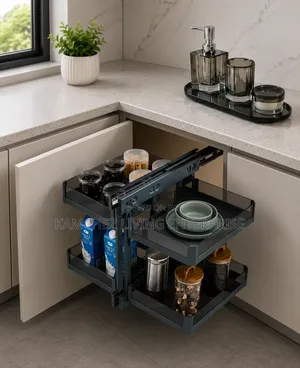 Modern Pull-Out Kitchen Cabinet Organizer