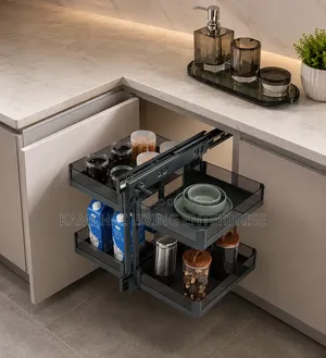 Modern Pull-Out Kitchen Cabinet Organizer