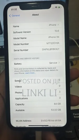 Apple iPhone XR 64 GB Black