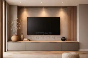 Well Designed TV Console Unit With Good Finishing for You Home Beauty