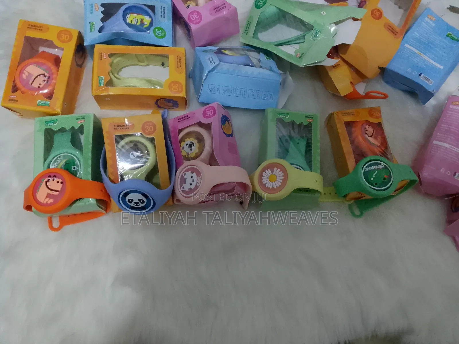 Colorful Kids Educational Wristbands With Illuminating Light