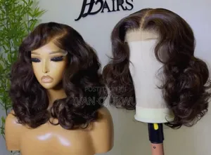 Human Hair Blend Wig