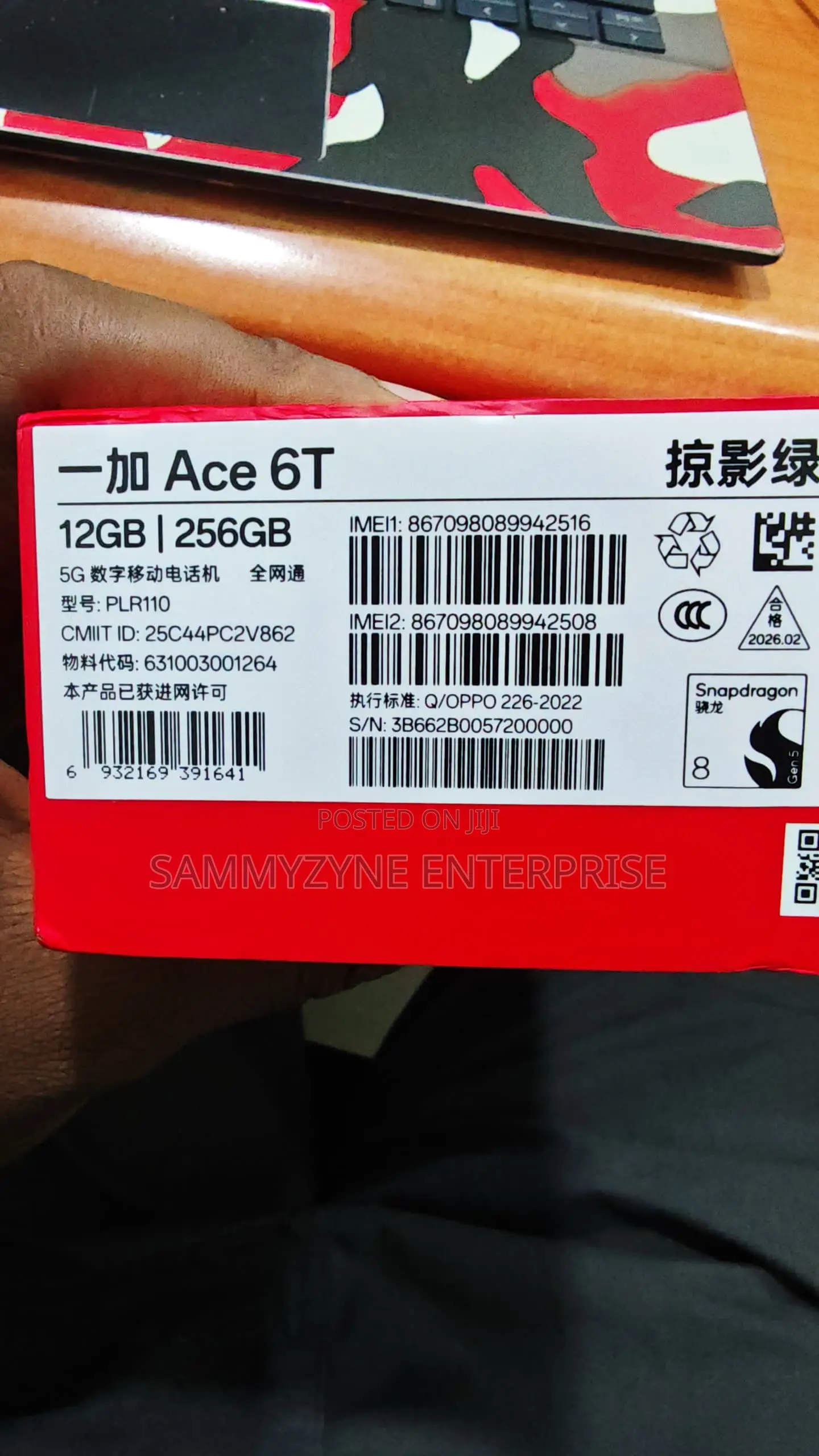OnePlus Ace 256 GB Blue