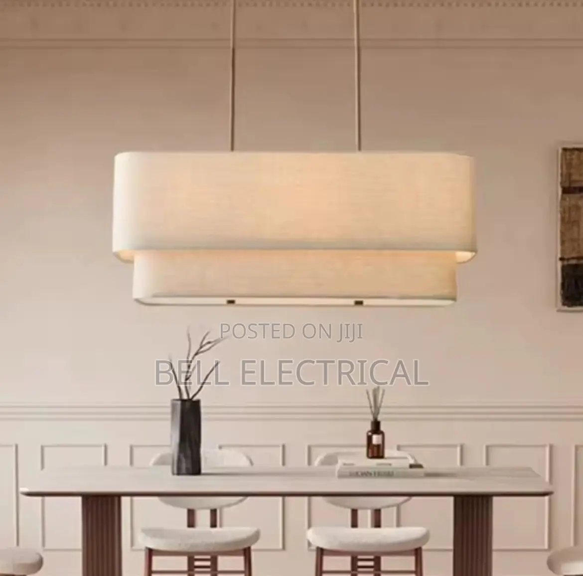 L1000mm Aleena Linear Chandelier Vintage