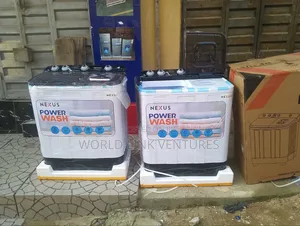 Nexus Washing Machine 9 Kg Twin Tup Super Washer.