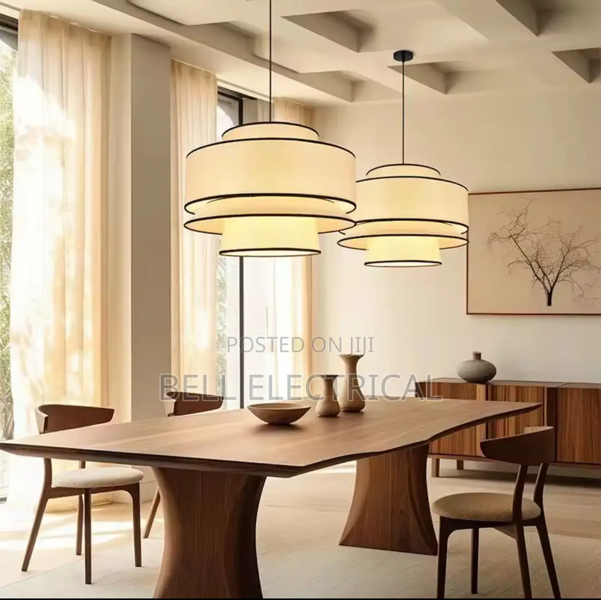 Modern Simple LED Ceiling Lamps Cozy Wabi Sabi