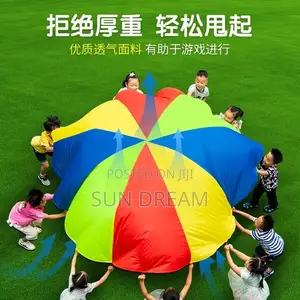 Rainbow Umbrella Playing Games Clothes School Activities Toy Fun Game