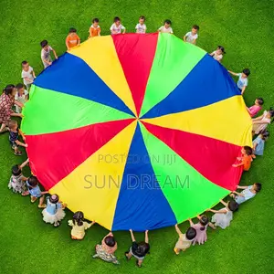 Rainbow Umbrella Playing Games Clothes School Activities Toy Fun Game