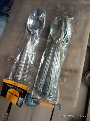12 PCS of Thick Stainless Spoon, U Can't Bend It