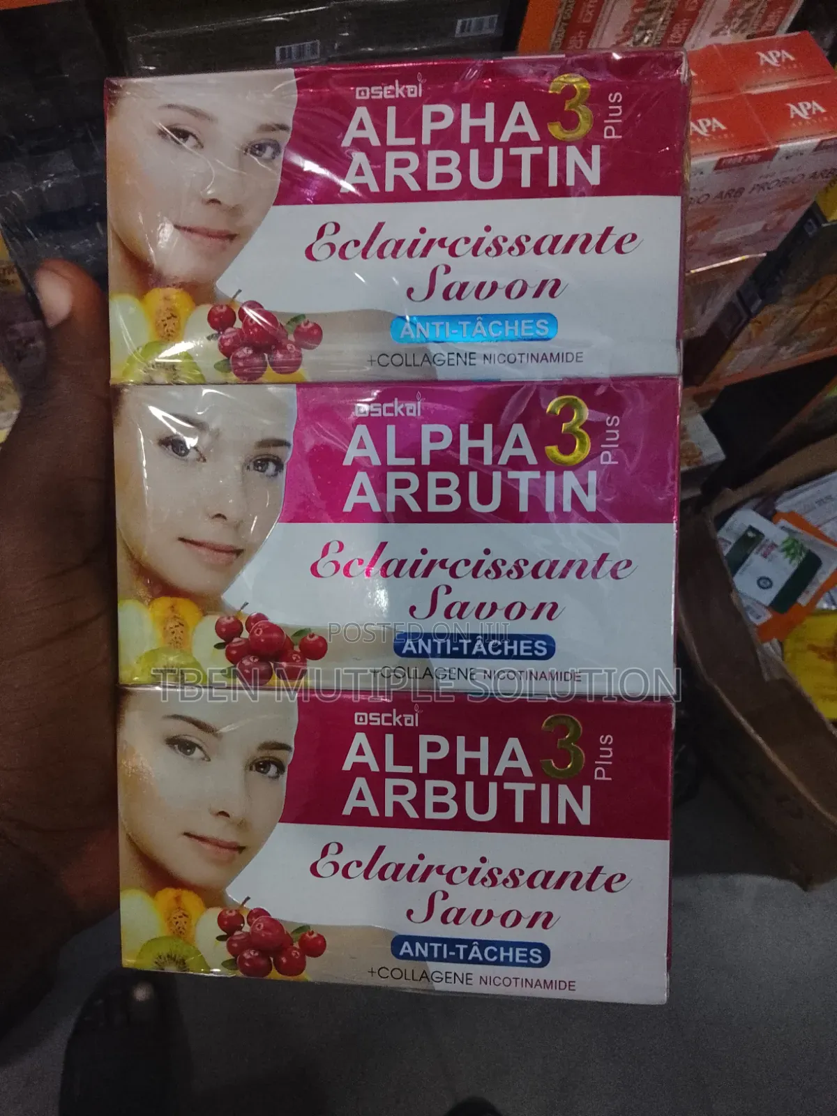 Alpha 3 Plus Arbutin Eclaircissante Savon