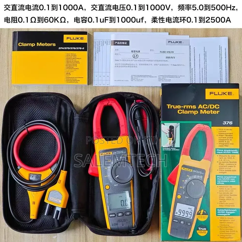 Flukes 376,high Quality,lab, Standard Electrica/Electronic Tool