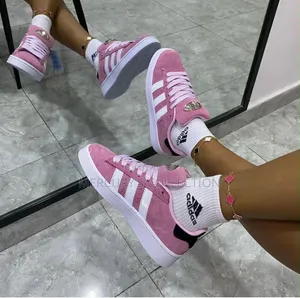 Adidas Campus Sneakers – Pink White