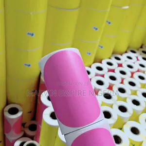 Pink Sticker 100mm by 100mm by 200 Labels